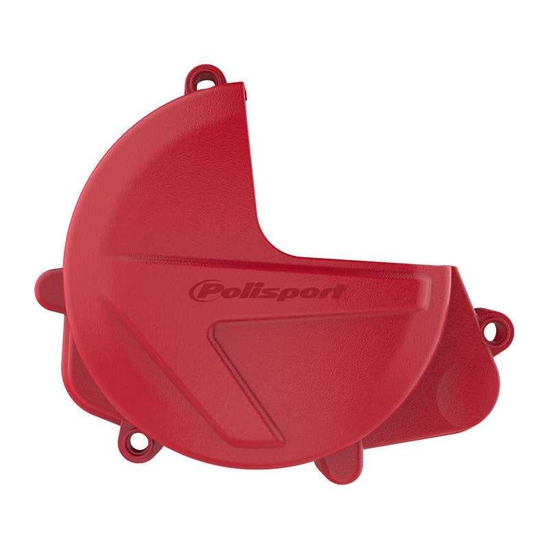 POLISPORT, CLUTCH COVER PROTECTOR HON CRF450R/RX 17- RED