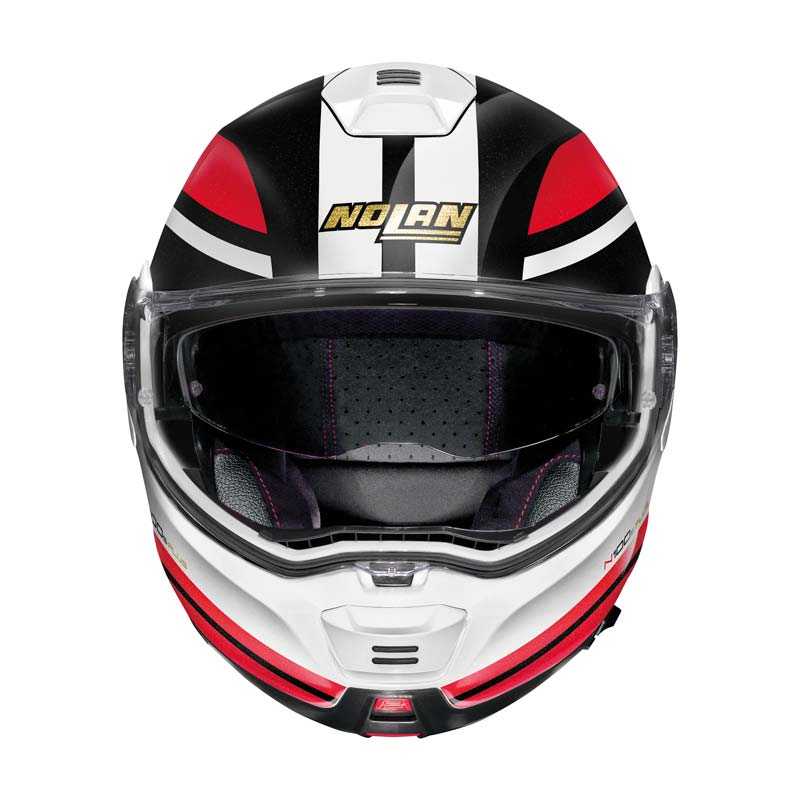 NOLAN, Nolan N100-5 PLUS N-Com 50th Anniversary Flip Face Helmet - red/black/white