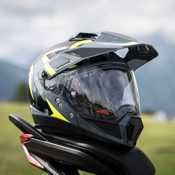 NOLAN, Nolan N70-2 X Adventure Helmet - black/ grey / yellow