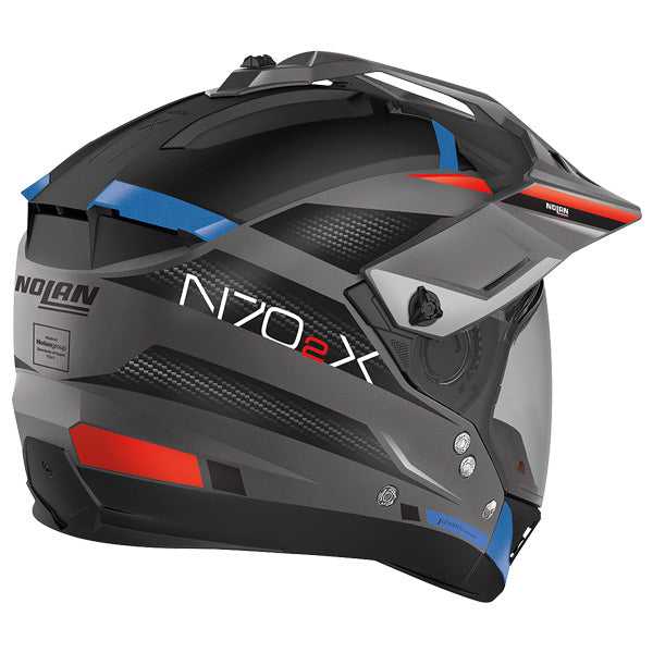NOLAN, Nolan N70-2 X Adventure Helmet - black/ red / blue