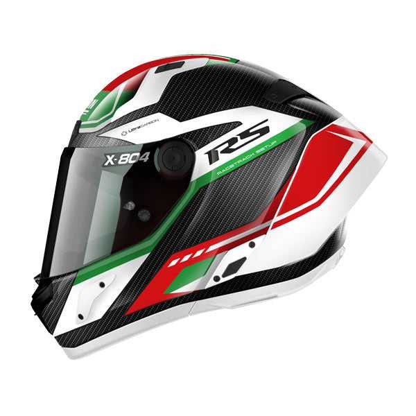 NOLAN, Nolan Xseries X-804 RS Ultra Carbon Full Face Helmet - white/red/green