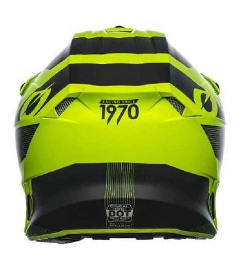 Moto1, ONEAL 2022 10 Series Helmet - Compact - Black/Neon - Adult