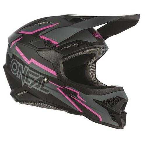ONEAL, ONEAL 2022 3 Series Helmet - Voltage - Black/Pink (Adult)