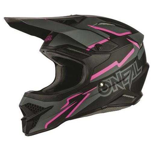 ONEAL, ONEAL 2022 3 Series Helmet - Voltage - Black/Pink (Adult)