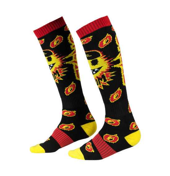 ONEAL, O'Neal PRO MX Boom Sock - Black/Yellow