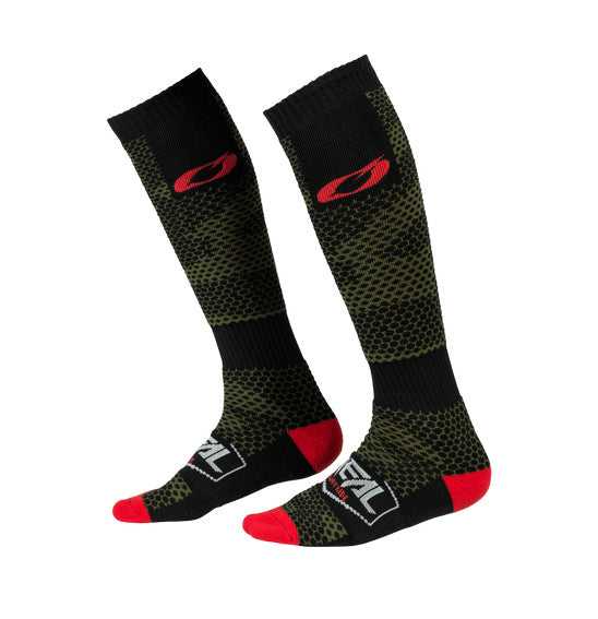 ONEAL, O'Neal PRO MX Covert Sock - Black/Green