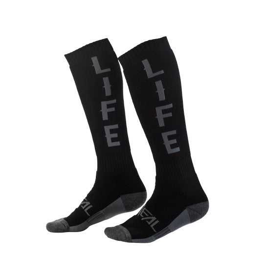ONEAL, O'Neal PRO MX Ride Life Sock - Black/Grey