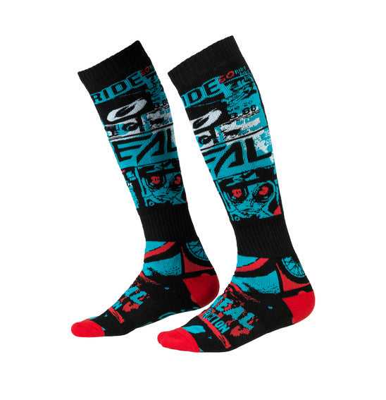 ONEAL, O'Neal PRO MX Ride Sock - Black/Blue