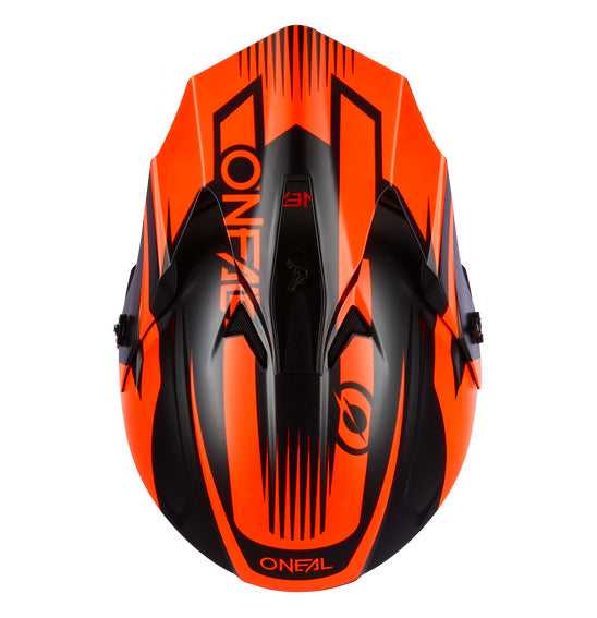 ONEAL, O'Neal Youth 1SRS STREAM V.23 Helmet - Black/Red (Neon Orange)