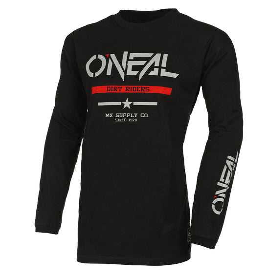 ONEAL, O'Neal Youth ELEMENT Squadron Cotton Jersey - Black/Grey
