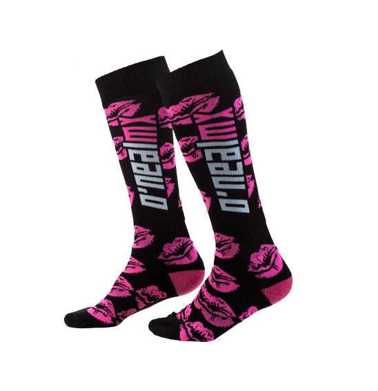 ONEAL, O'Neal Youth PRO MX XOXO Sock - Pink/Black