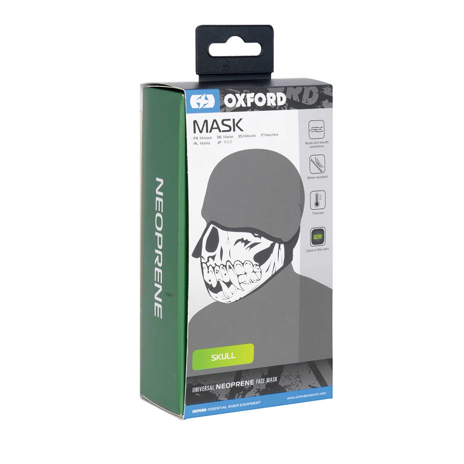 Oxford, OXFORD NEOPRENE FACE MASK - SKULL