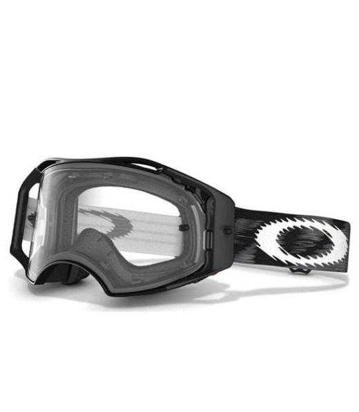 Oakley, Oakley Airbrake MX Goggles - Jet Black Speed with Clear Lens