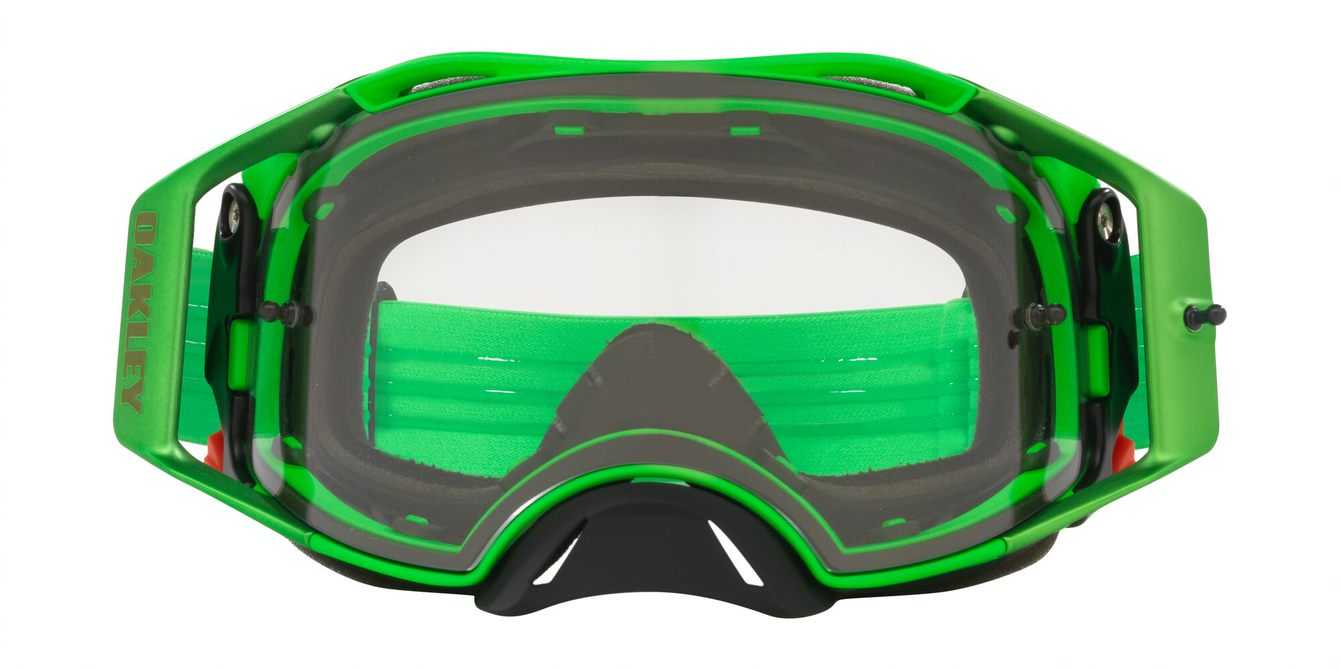 Oakley, Oakley Airbrake - Moto Green MX goggles with Clear Lens