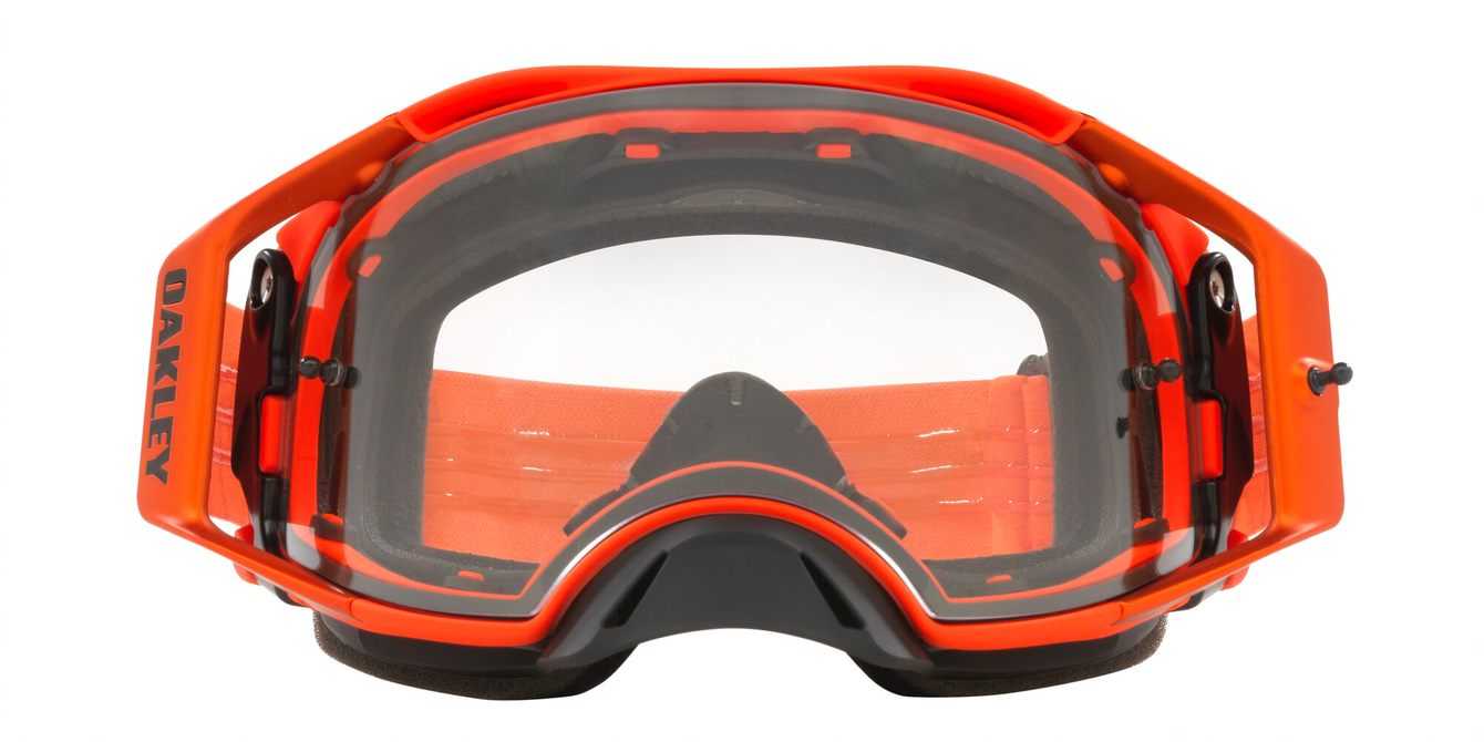 Oakley, Oakley Airbrake - Moto Orange MX goggles with Clear Lens