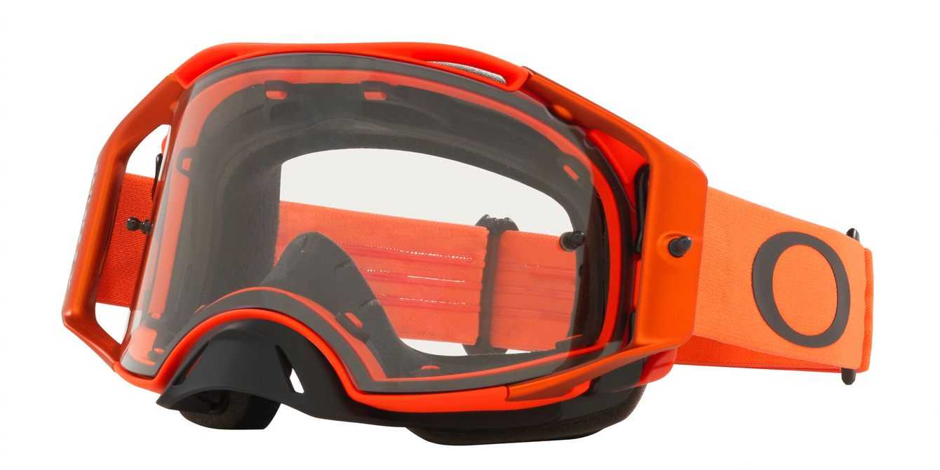 Oakley, Oakley Airbrake - Moto Orange MX goggles with Clear Lens