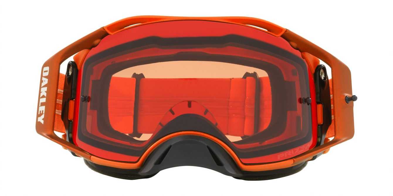 Oakley, Oakley Airbrake - Moto Orange MX goggles with Prizm Bronze Lens
