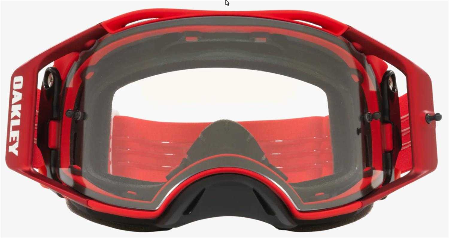 Oakley, Oakley Airbrake - Moto Red MX goggles with Clear Lens