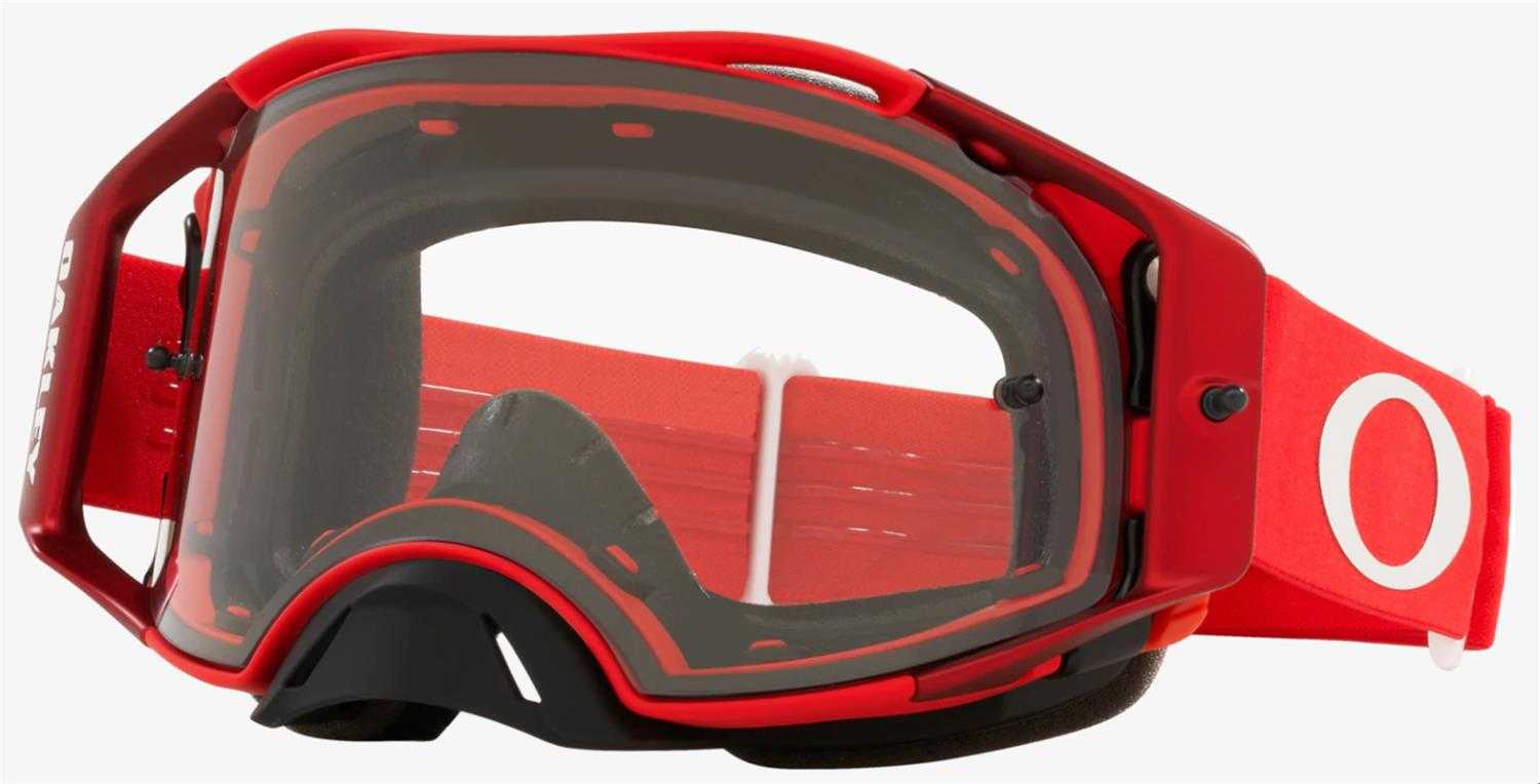Oakley, Oakley Airbrake - Moto Red MX goggles with Clear Lens