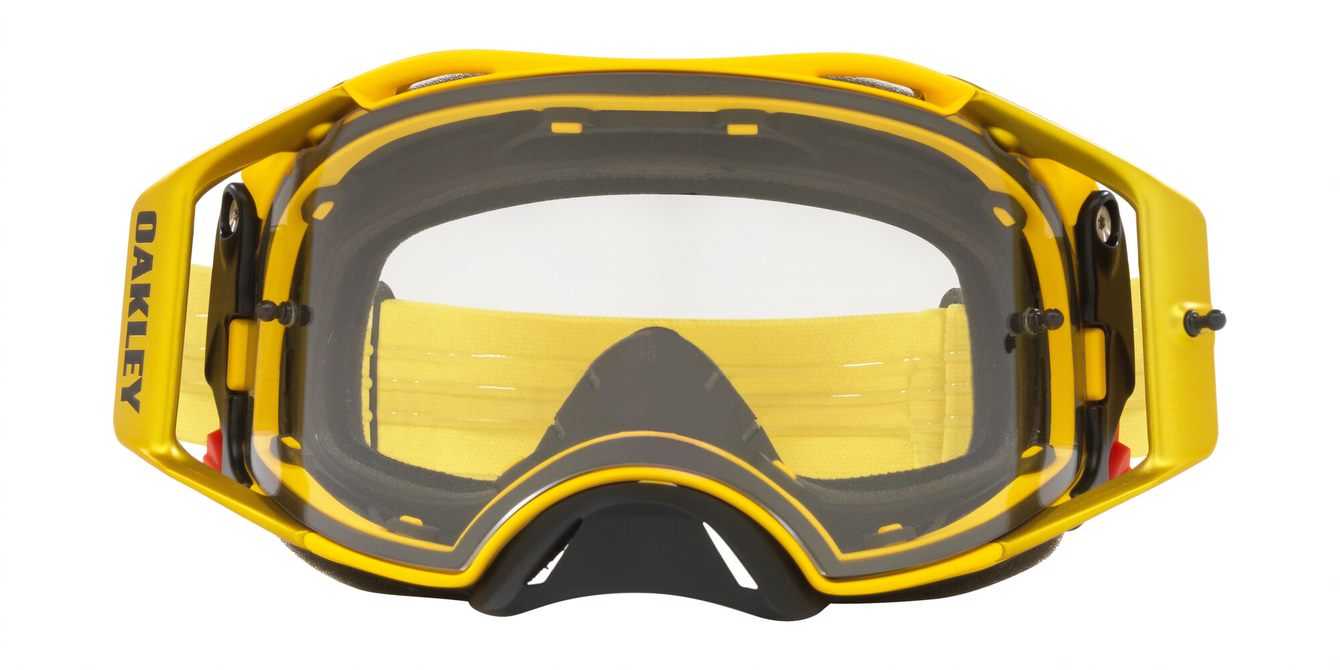 Oakley, Oakley Airbrake - Moto Yellow MX goggles with Clear Lens