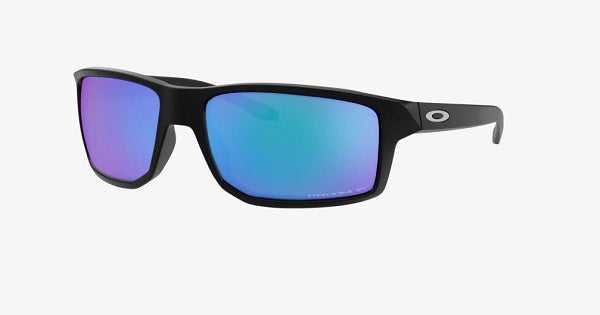 Oakley, Oakley Gibston Sunglasses - Matte Black With Prizm Sapphire Polarized Lens