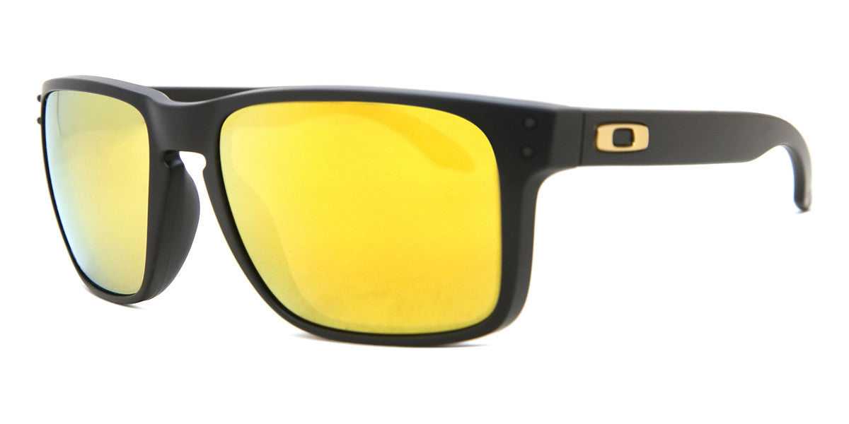 Oakley, Oakley Holbrook XL Sunglasses - Matte Black with 24K Prizm Gold Lens