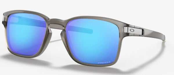 Oakley, Oakley Latch Sunglasses - Matte Gray with Prizm Sapphire Lens