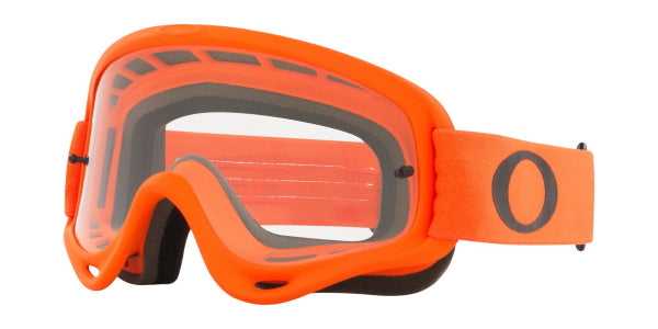 Oakley, Oakley XS O Frame - Orange MX Goggles with Clear Lens