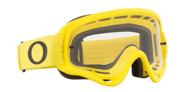 Oakley, Oakley XS O Frame - Yellow MX Goggles with Clear Lens