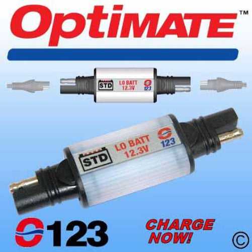 OPTIMATE, OptiMate Charge Now! Warning Flasher - Standard and Wet Cell - Tecmate LED accessory 123