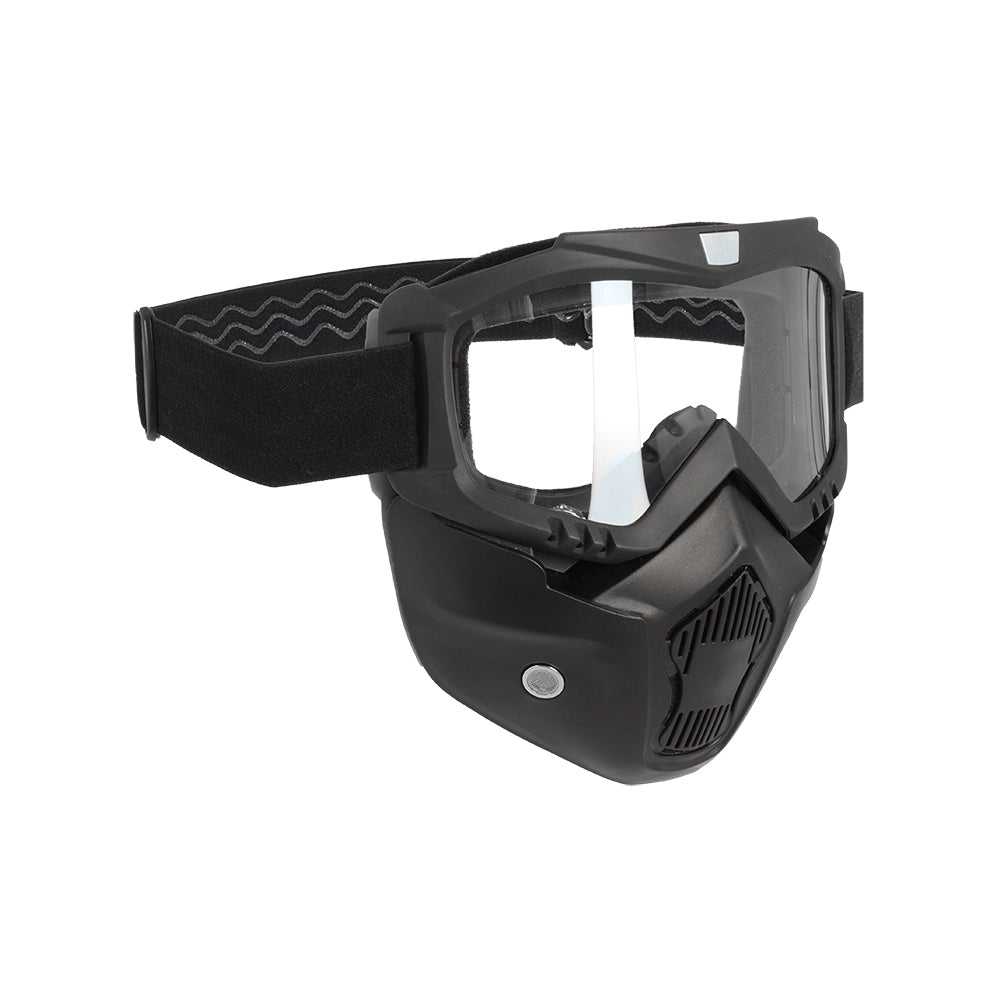 Oxford, Oxford Assault Face Mask - Black with Clear Lens