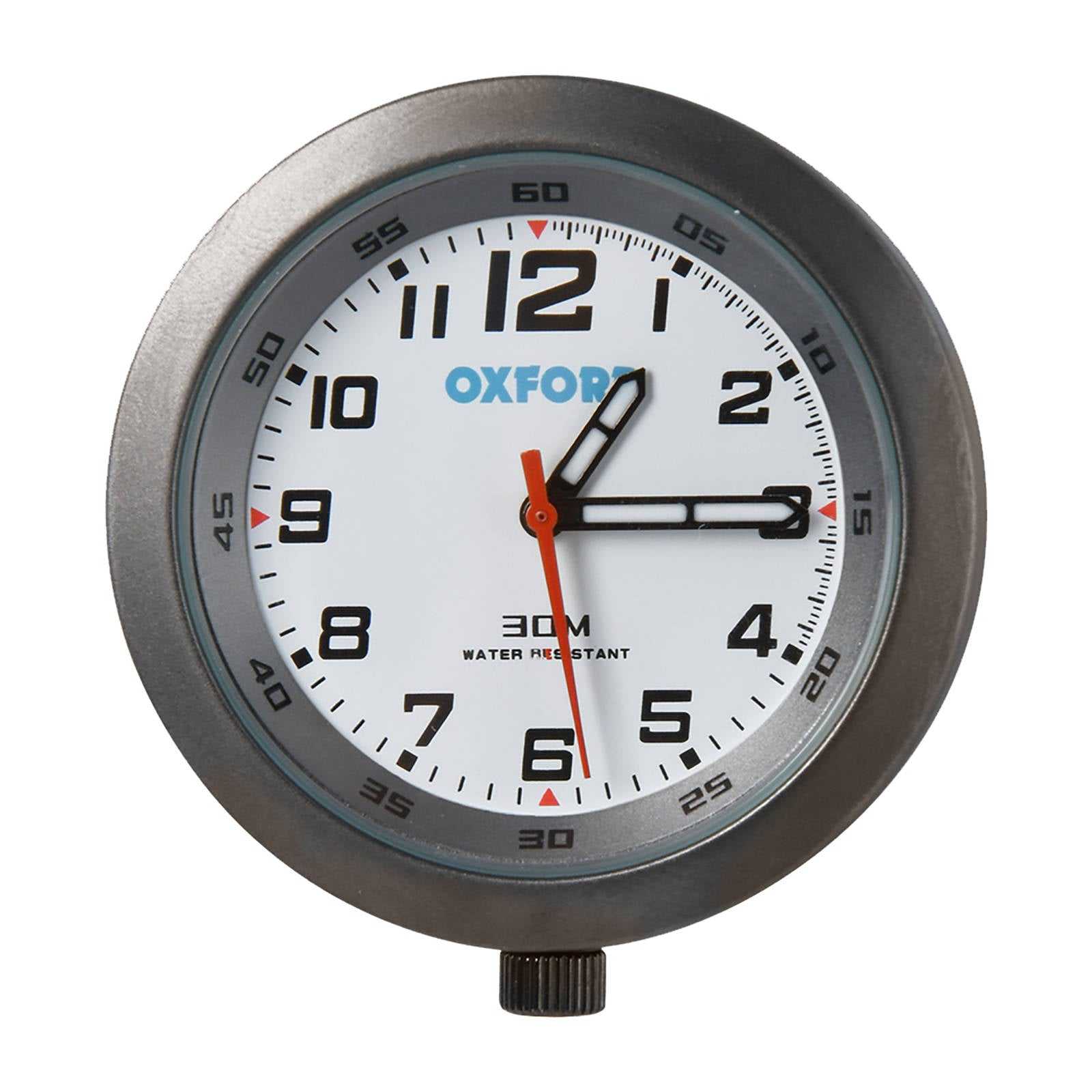 Oxford, Oxford Clock Titanium Case & White Face with Bracket