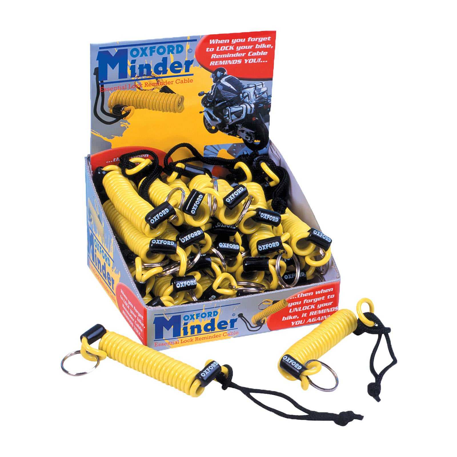 Oxford, Oxford Disc Lock Reminder Cable 25pc Box
