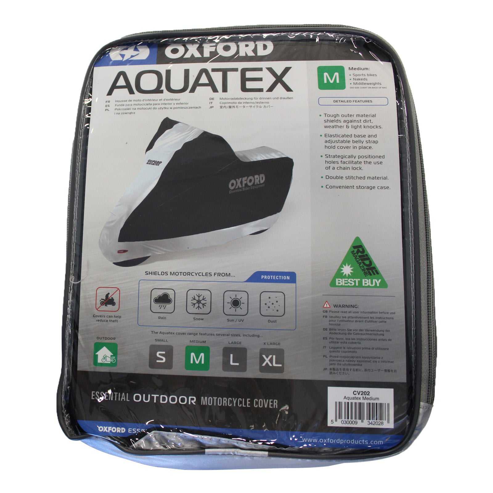 Oxford, Oxford Motorcycle Cover Aquatex - M