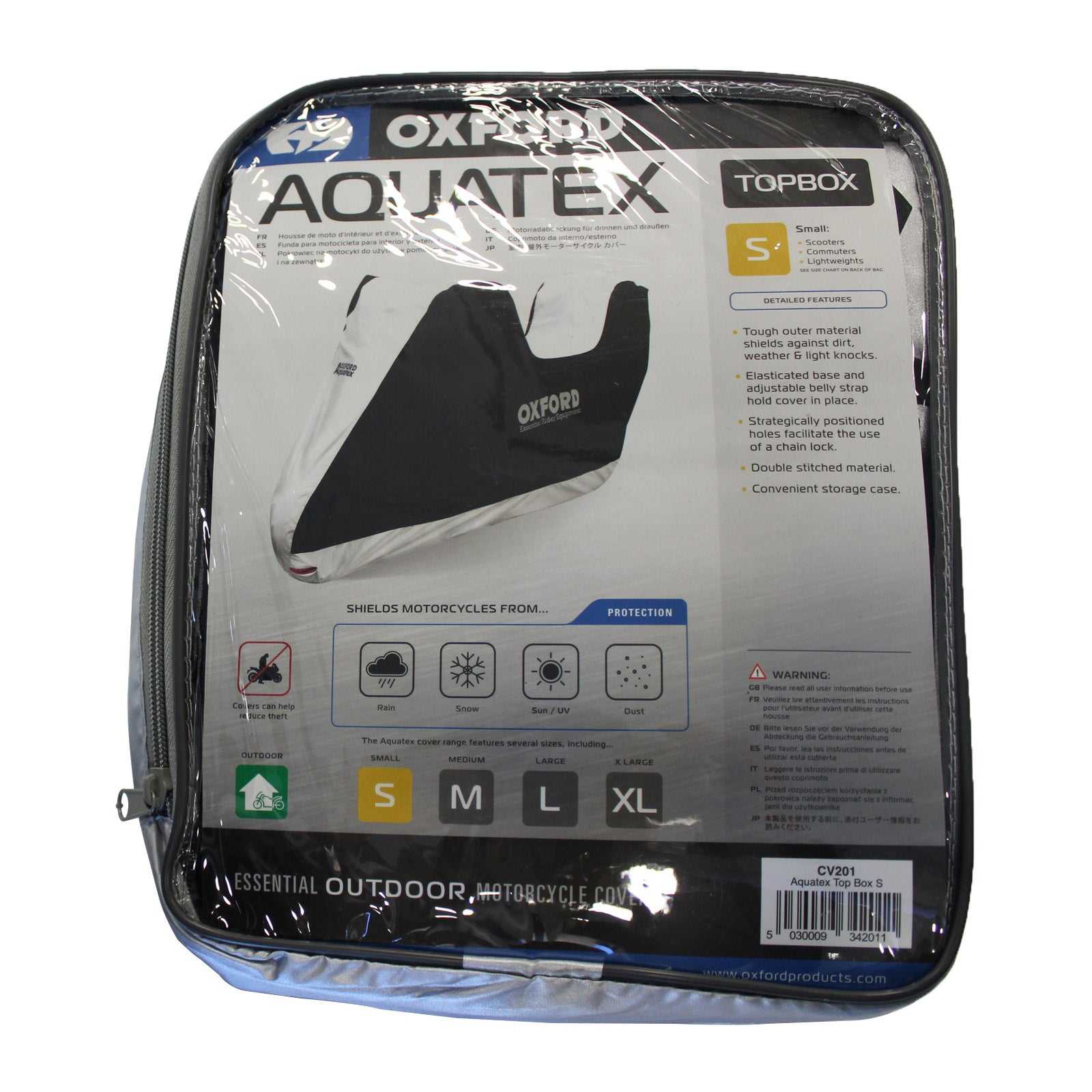 Oxford, Oxford Motorcycle Cover Aquatex - Scooter Top Box