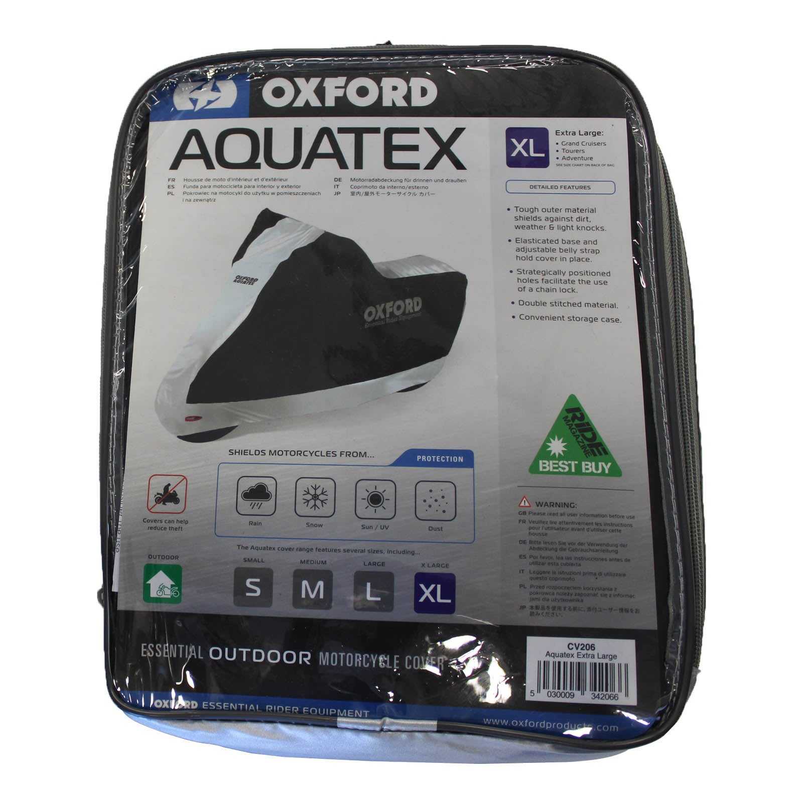 Oxford, Oxford Motorcycle Cover Aquatex - XL