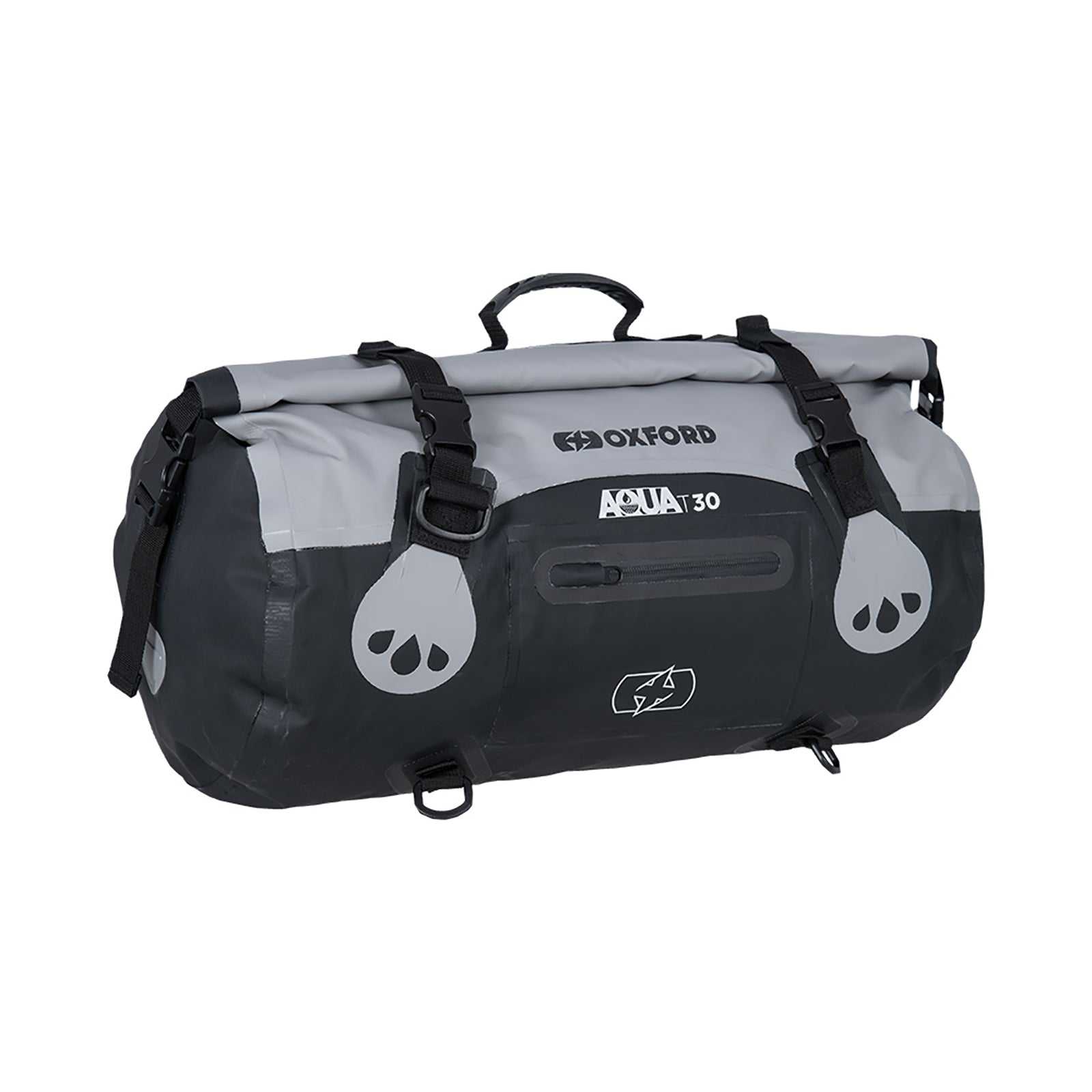 Oxford, Oxford Roll Bag Aqua T30 - Black / Grey