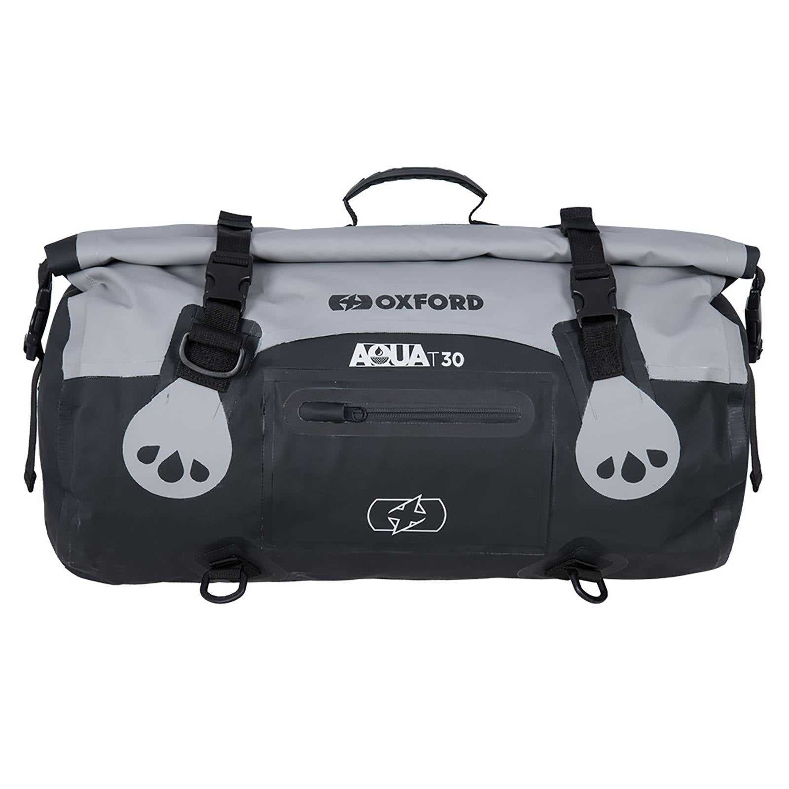 Oxford, Oxford Roll Bag Aqua T30 - Black / Grey