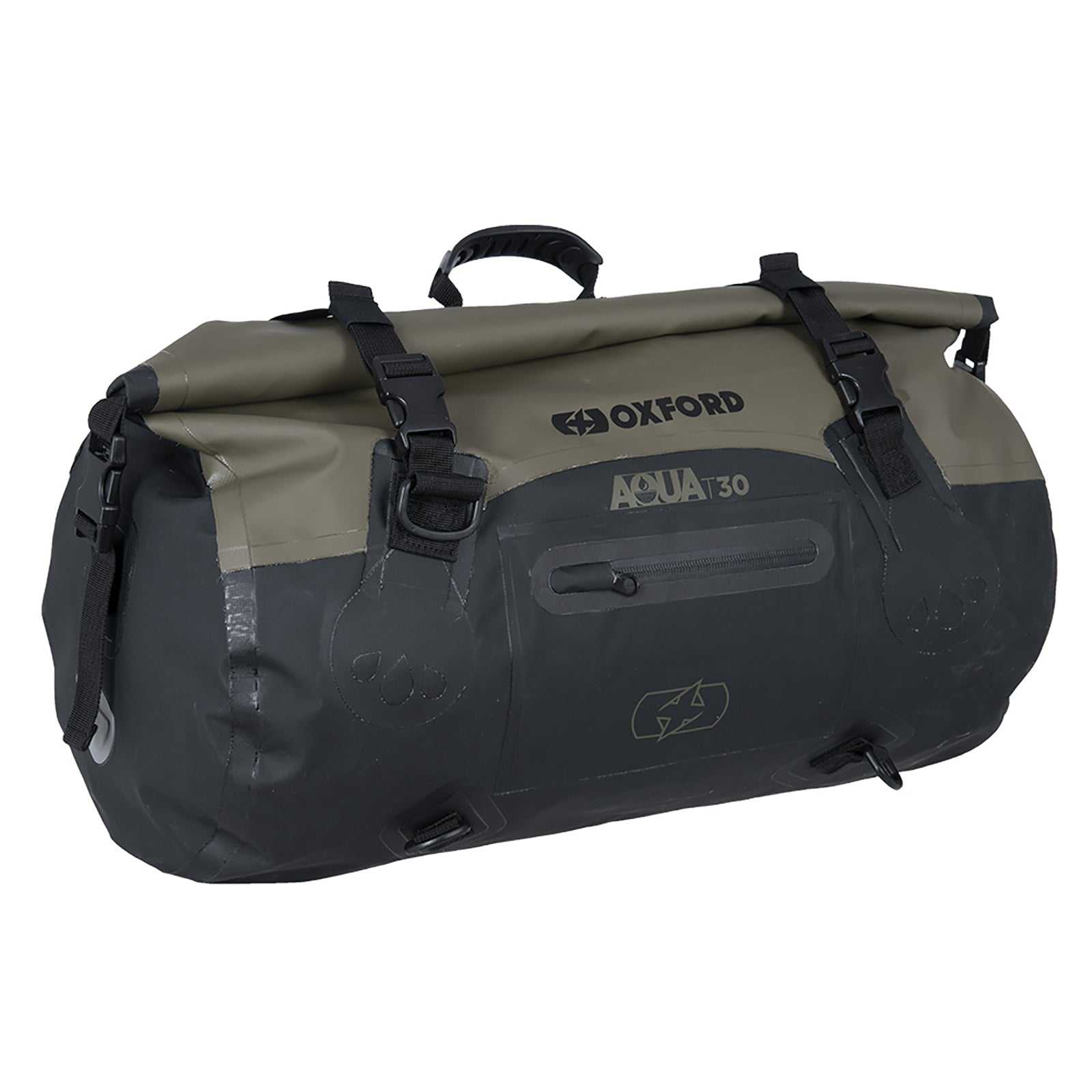 Oxford, Oxford Roll Bag Aqua T30 - Black / Khaki