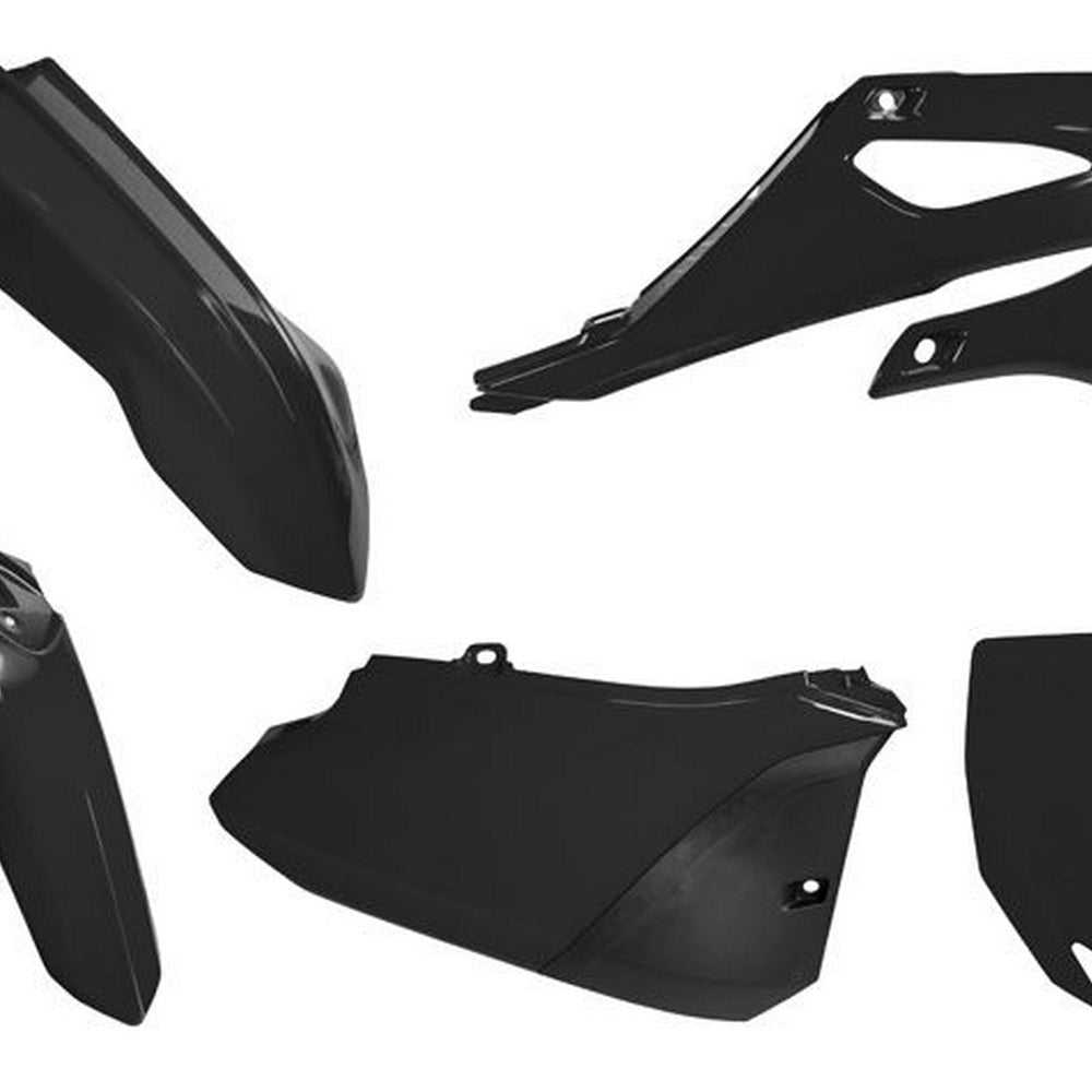 RTECH, PLASTIC KIT RTECH FRONT &REAR FENDERS SIDEPANELS &RADIATOR SHROUDS &FRONT NUMBERPLATE YAMAHA YZ85