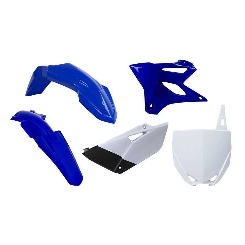 RTECH, PLASTIC KIT RTECH FRONT &REAR FENDERS SIDEPANELS &RADIATOR SHROUDS &FRONT NUMBERPLATE YAMAHA YZ85