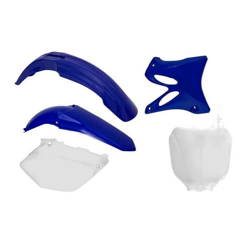 RTECH, PLASTIC KIT RTECH FRONT & REAR FENDERS SIDEPANELS & RADIATOR SHROUDS & FRONT NUMBERPLATE YZ125 YZ250