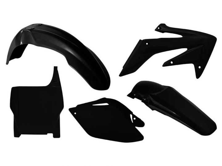 RTECH, PLASTIC RTECH FRONT &REAR FENDERS SIDEPANELS &RADIATOR SHROUDS&FRONT NUMBERPLATE HONDA CRF250R 06-