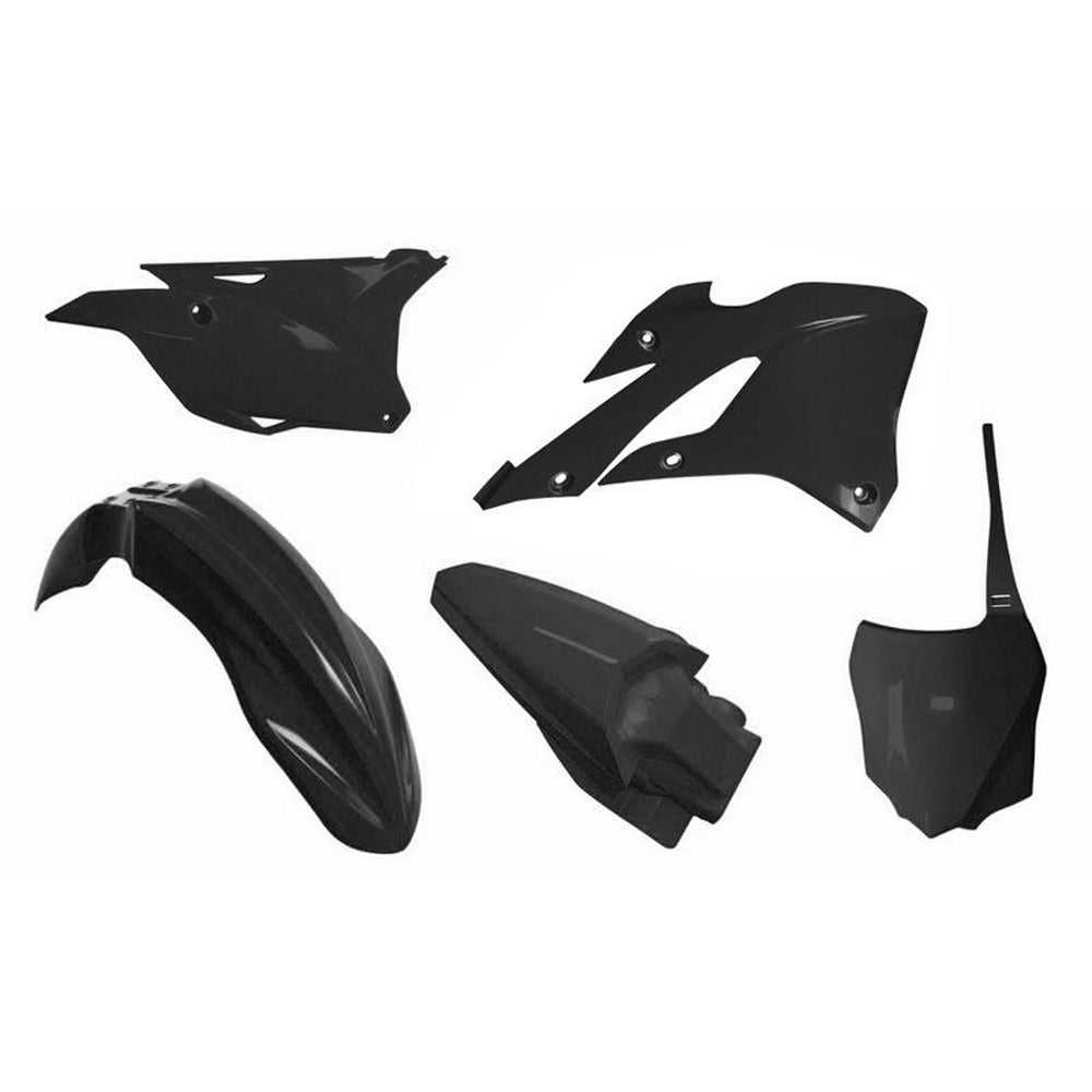 RTECH, PLASTICS KIT RTECH 5 PIECES KAWASAKI KX85 KX100 22-23 BLACK