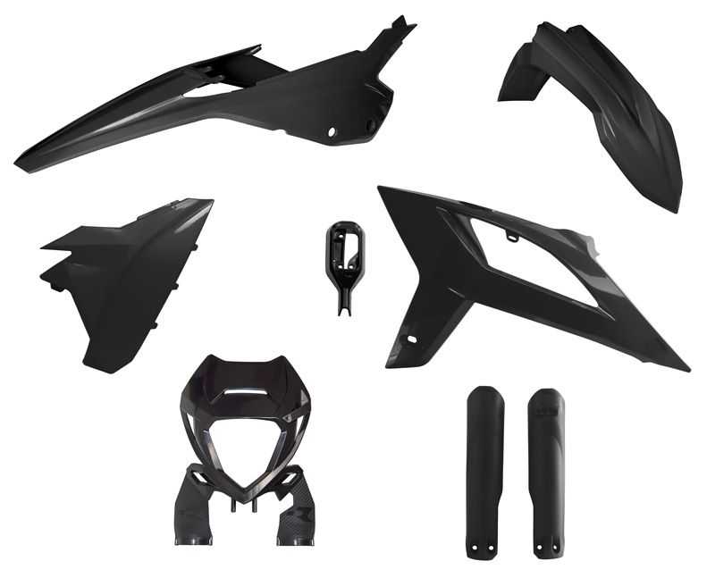 RTECH, PLASTICS KIT RTECH BETA 20-22 6 PIECE KIT BLACK