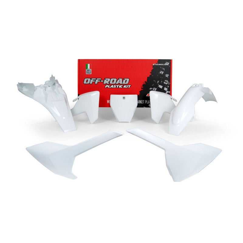 RTECH, PLASTICS KIT RTECH HUSQVARNA TC85 18-20 WHITE