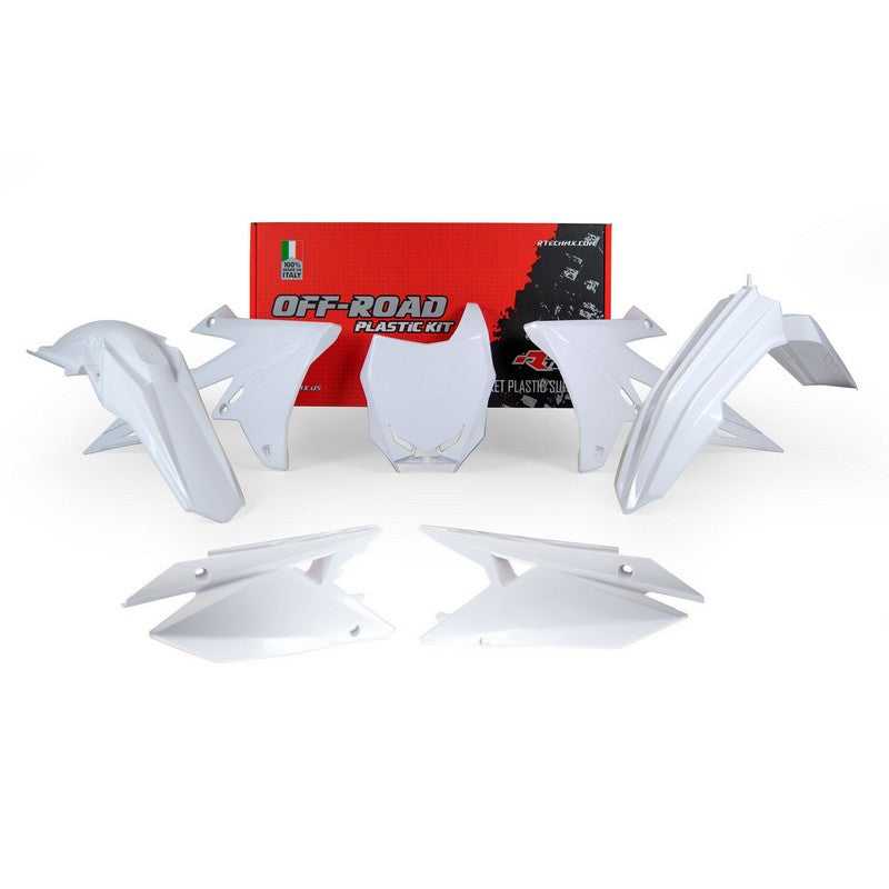 RTECH, PLASTICS KIT RTECH RMZ450 18-21 RMZ250 19-21 WHITE