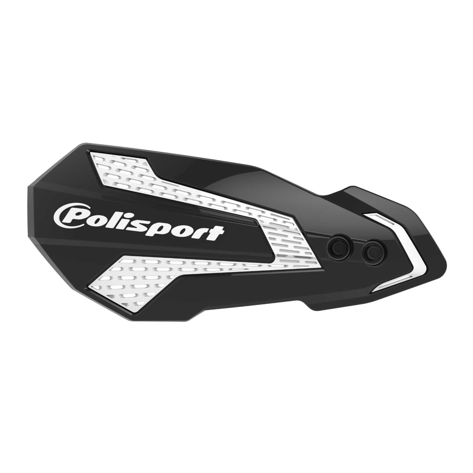 POLISPORT, POLISPORT MX FLOW HANDGUARD BLK/WHT YAM YZ/YZF/WR 08-22