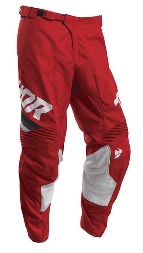 Thor MX, Pants Thor Pulse Pinner Red / White