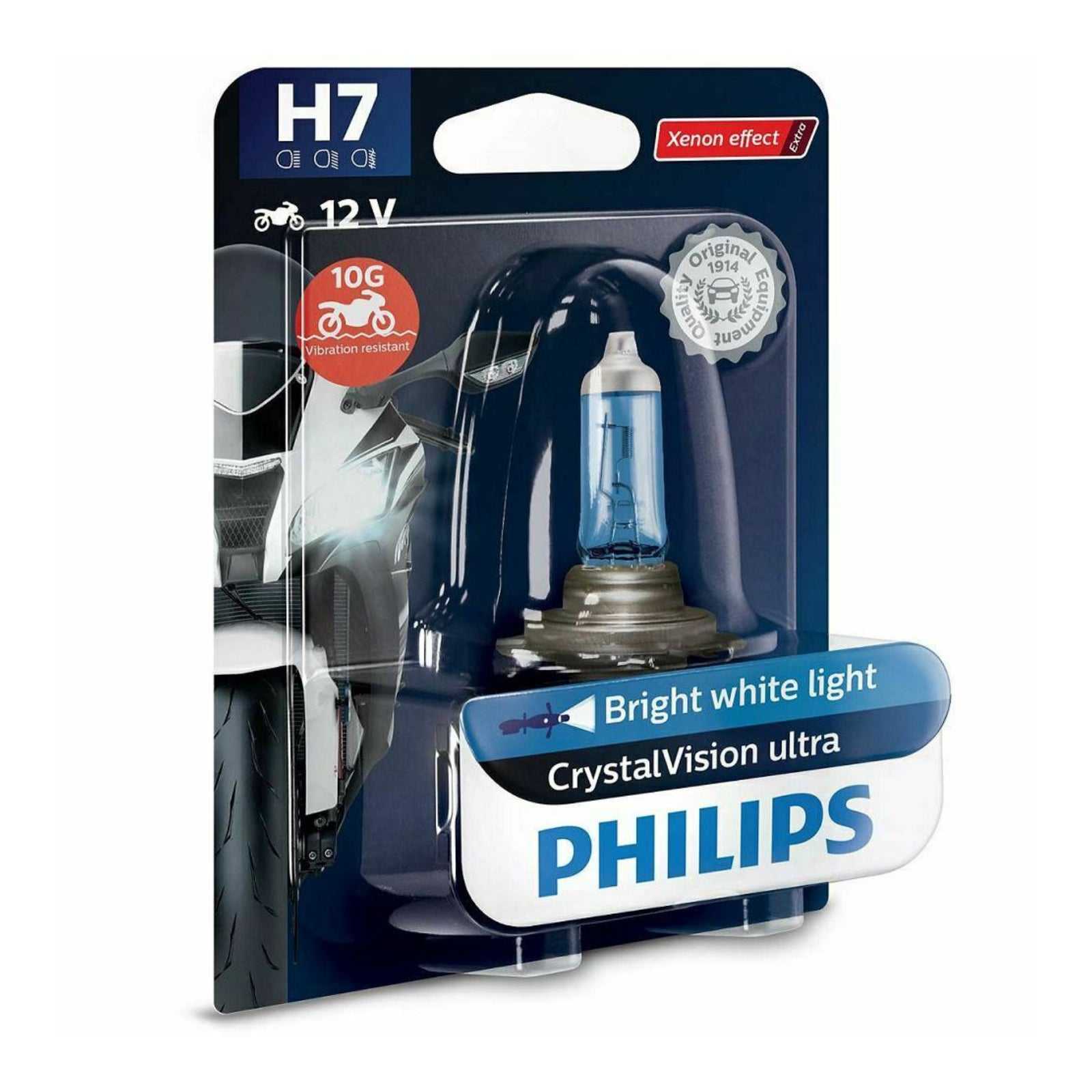 Philips, Philips Bulb H7 12972 CVU 12V 55W PX26D BW Crystal Vision